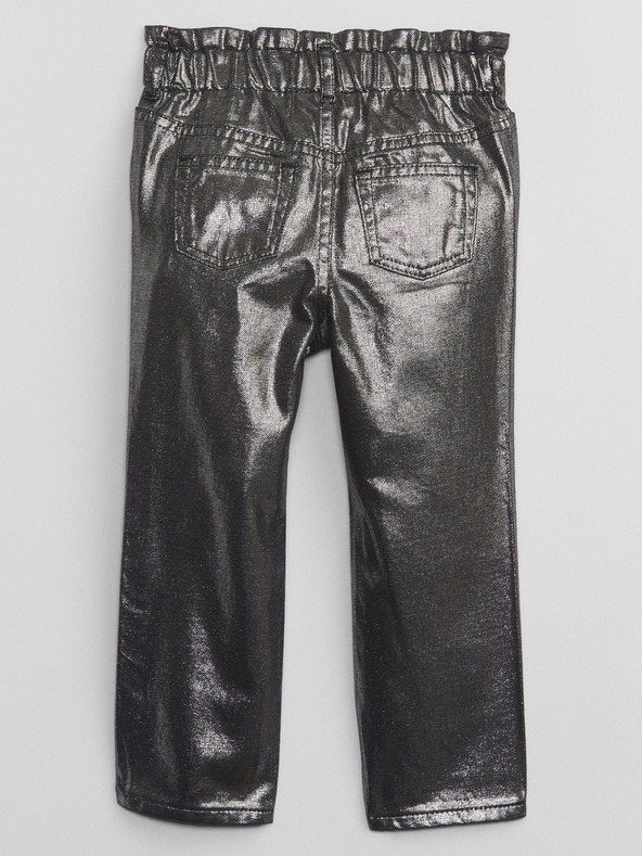 GAP Бебешки металически дънки mom GAP