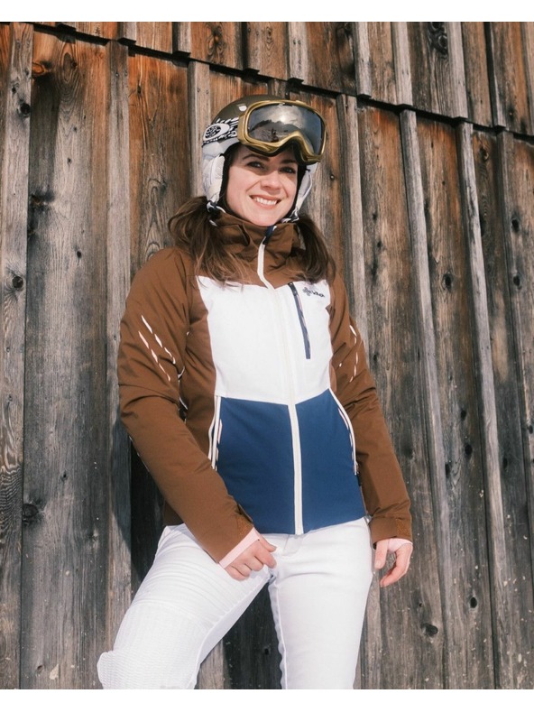 Kilpi Кафяво дамско зимно яке Kilpi Valera-W