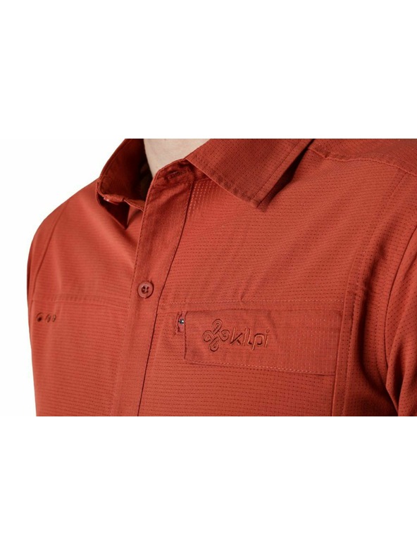 Kilpi Червена мъжка спортна риза Kilpi Bombay