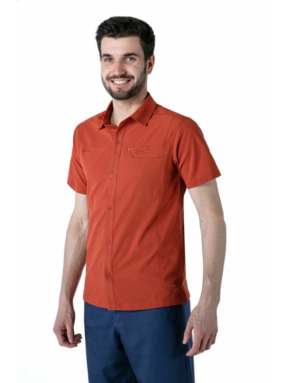 Kilpi Червена мъжка спортна риза Kilpi Bombay