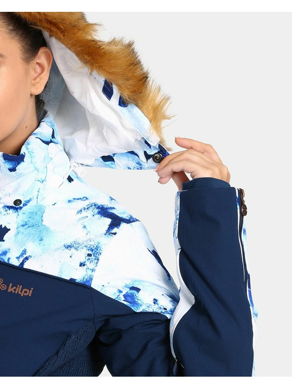 Kilpi Тъмносиньо дамско ски яке с подгряване Kilpi Lena-W