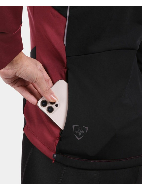 Kilpi Дамско софтшел яке в цвят бордо Kilpi VELOVER