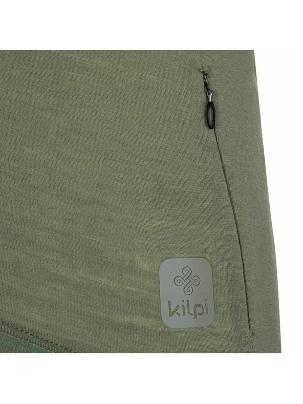 Kilpi Дамска колоездачна фланелка Kilpi MEARIL в цвят каки