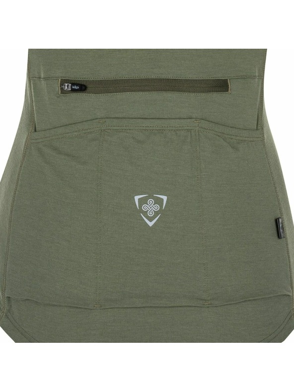 Kilpi Дамска колоездачна фланелка Kilpi MEARIL в цвят каки