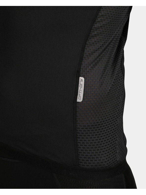 Kilpi Черна мъжка спортна тениска с цип Kilpi PICARD