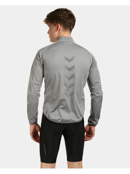 Kilpi Светлосиво мъжко яке за колоездене Kilpi Rainar-M