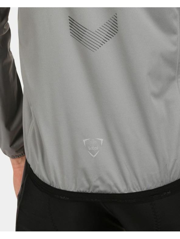 Kilpi Светлосиво мъжко яке за колоездене Kilpi Rainar-M