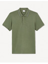 Celio Зелена мъжка поло риза Celio Jevrait