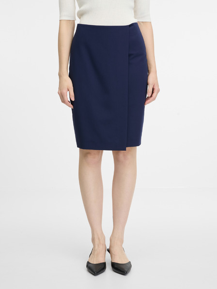 Orsay Тъмносиня дамска пола по тялото ORSAY