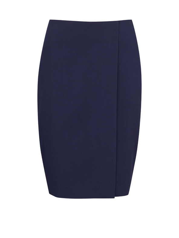 Orsay Тъмносиня дамска пола по тялото ORSAY