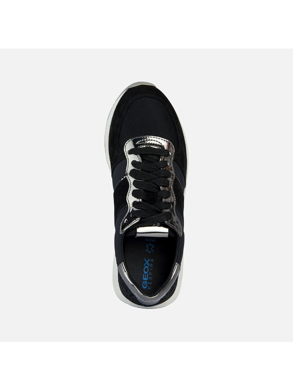 Geox Черни дамски маратонки Geox Spherica Vseries