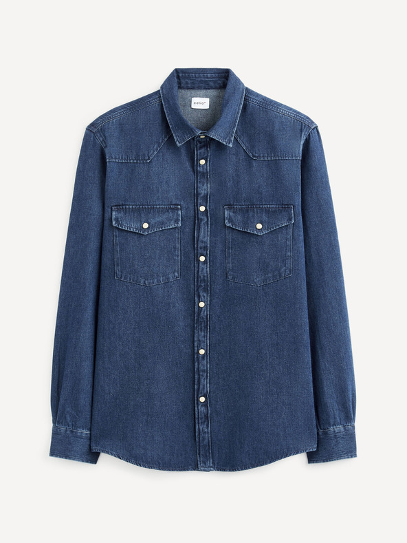 Celio Тъмносиня риза Celio Sarevient