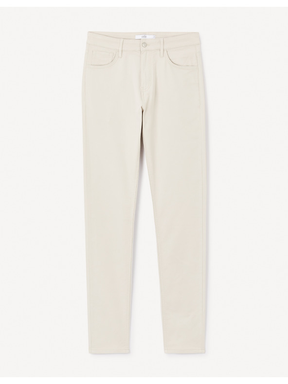 Celio Бежов мъжки слим панталон Celio Jofive 30