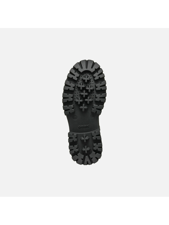 Geox Черни детски боти за момичета Geox Maquinnerns Girl