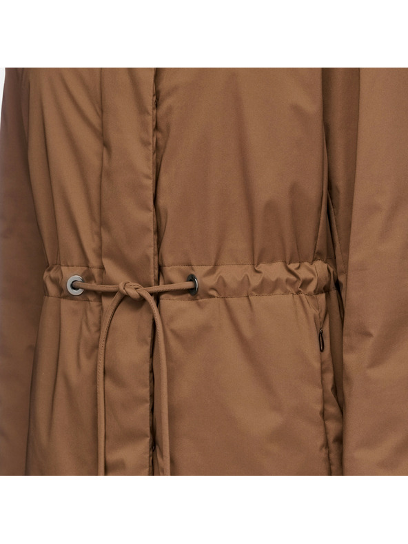 Geox Кафяво дамско палто Geox Eleana