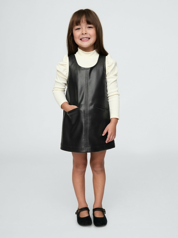 GAP Бебешка кожена рокля GAP