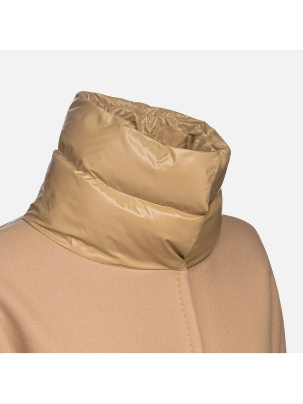 Geox Кафяво дамско палто Geox Diamanta