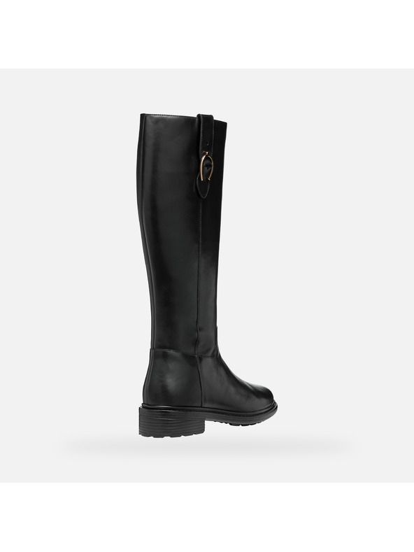 Geox Черни дамски ботуши Geox Walk Pleasure