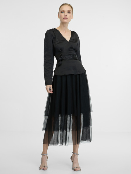 Orsay Черна дамска блуза ORSAY