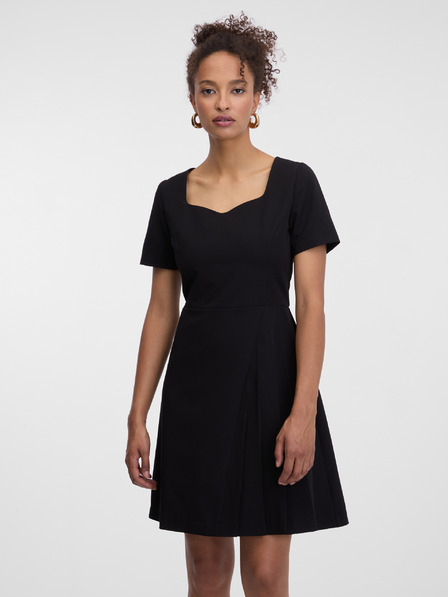 Orsay Черна дамска рокля с дължина до коляното ORSAY