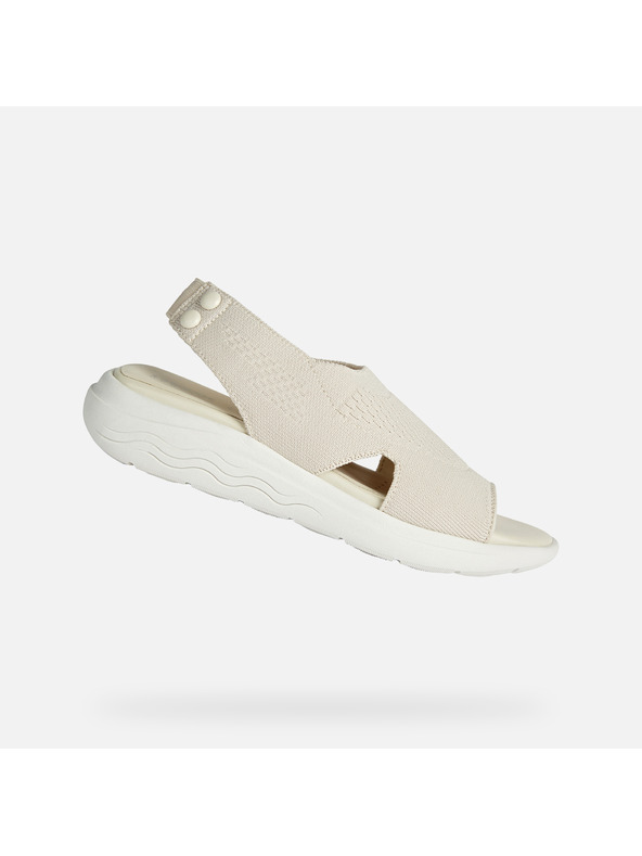 Geox Бели дамски сандали Geox Spherica Ec5