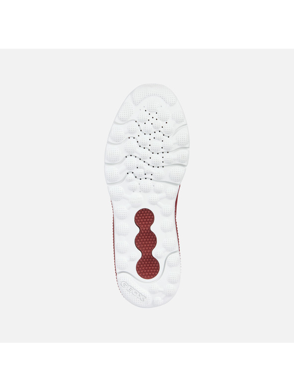 Geox Тъмночервени мъжки маратонки Geox Spherica actif