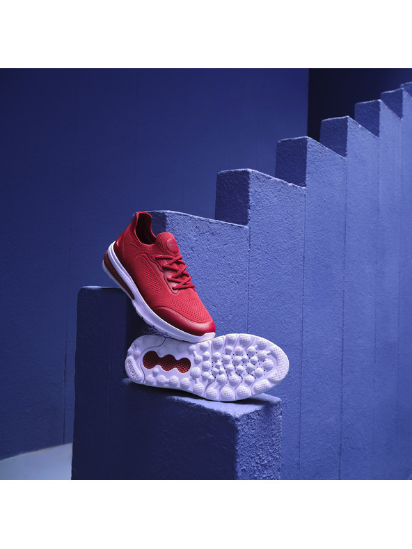 Geox Тъмночервени мъжки маратонки Geox Spherica actif