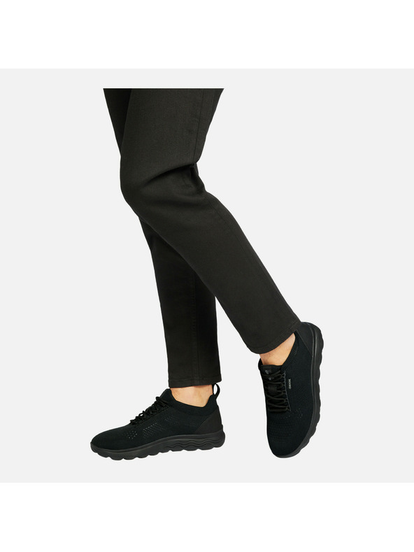 Geox Черни мъжки маратонки Geox Spherica