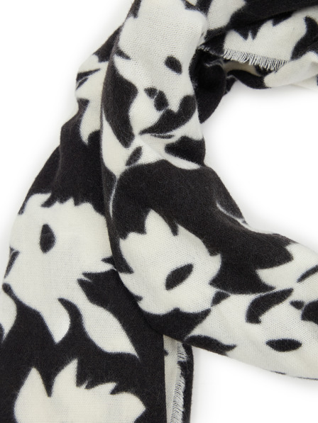 Orsay Черен дамски шарен шал ORSAY