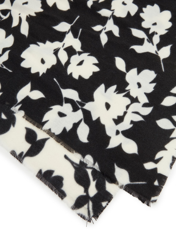 Orsay Черен дамски шарен шал ORSAY