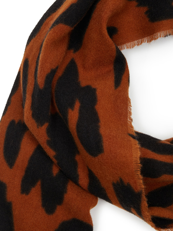 Orsay Кафяв дамски шарен шал ORSAY