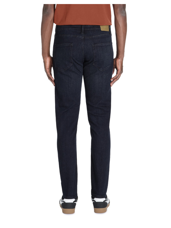 Celio Тъмно сини мъжки слим дънки Foslim