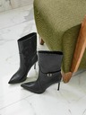 Orsay Черни дамски ботуши до глезена с подметка ORSAY