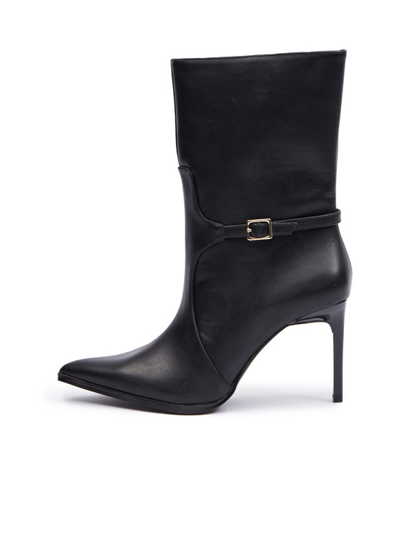 Orsay Черни дамски ботуши до глезена с подметка ORSAY