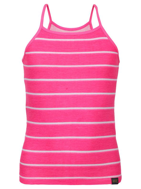 NAX Тъмнорозово момичешко райета топ NAX Burgo