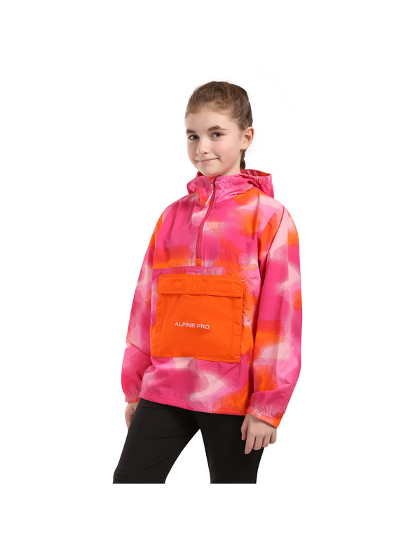 ALPINE PRO Розово водоотблъскващо яке за деца ALPINE PRO GOZERO