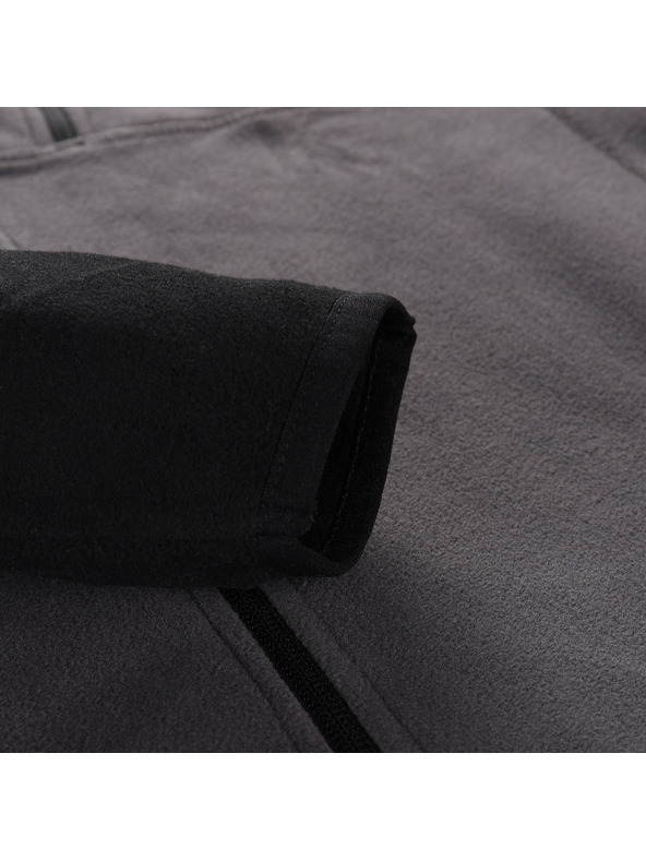 ALPINE PRO Черна мъжка поларена качулка ALPINE PRO GRES