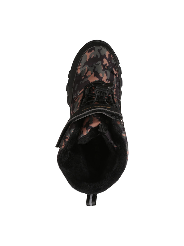 ALPINE PRO Черни шарени детски снегоходки Alpine Pro Lando