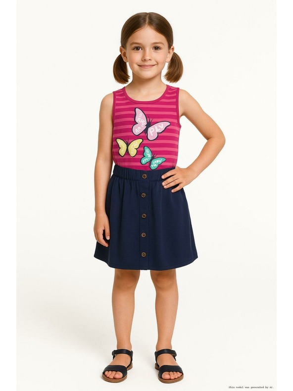 ALPINE PRO Детска пола ALPINE PRO HENELO gibraltar sea