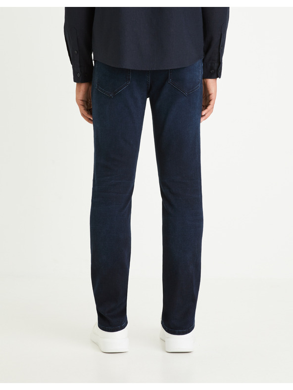Celio Тъмносини мъжки дънки Celio C15 с права кройка
