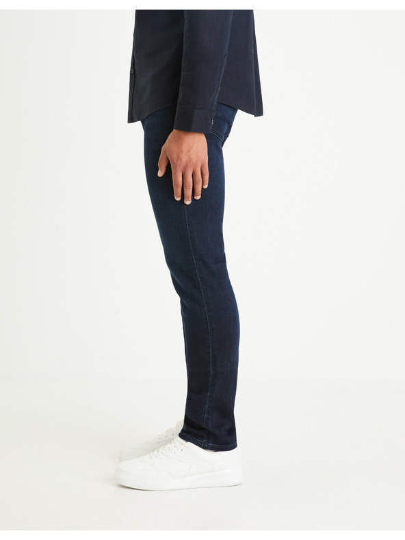 Celio Тъмносини мъжки дънки Celio C15 с права кройка