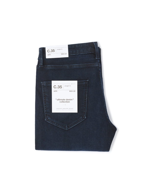 Celio Тъмносини мъжки дънки Celio C15 с права кройка