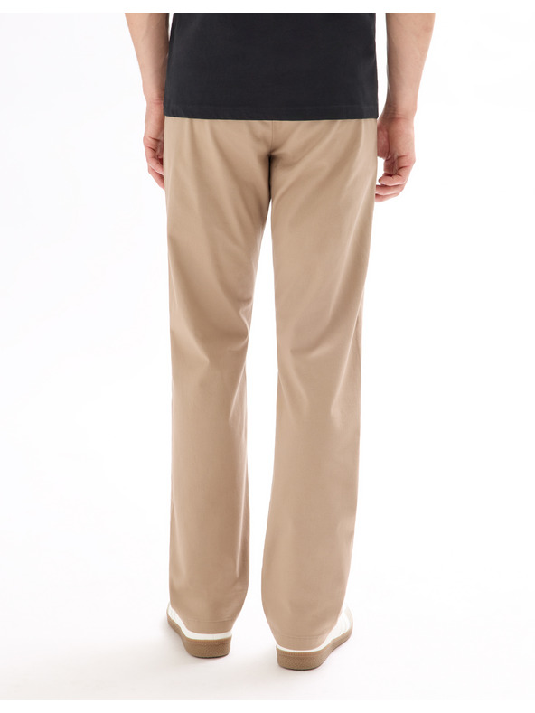 Celio Бежови мъжки панталони тип "чино" Celio