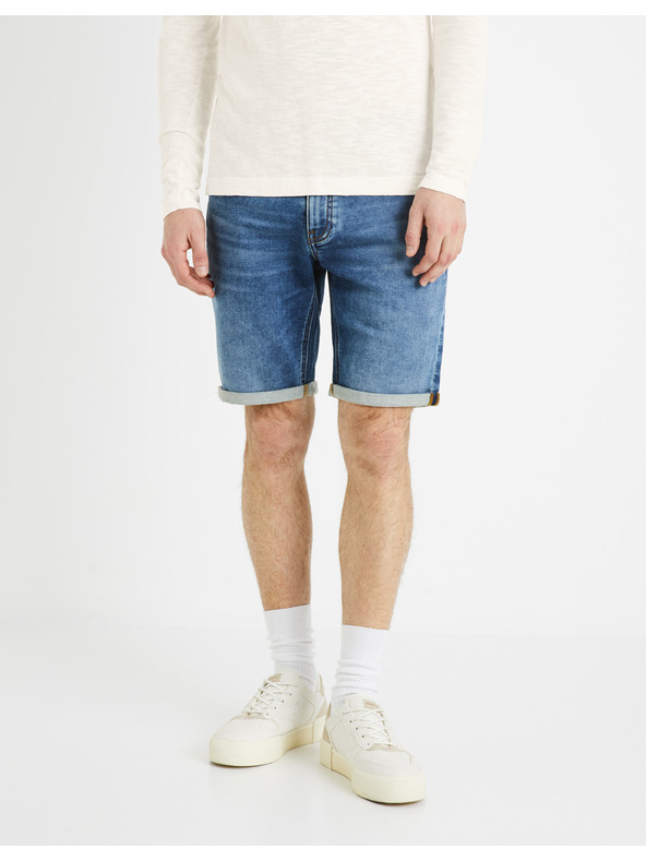 Celio Дънкови къси панталони Boknitbm Celio