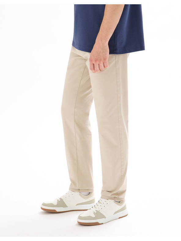 Celio Бежови мъжки панталони тип "чино" Celio Tocharles