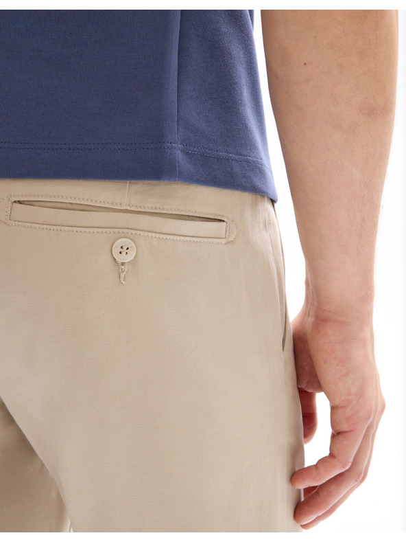 Celio Бежови мъжки панталони тип "чино" Celio Tocharles