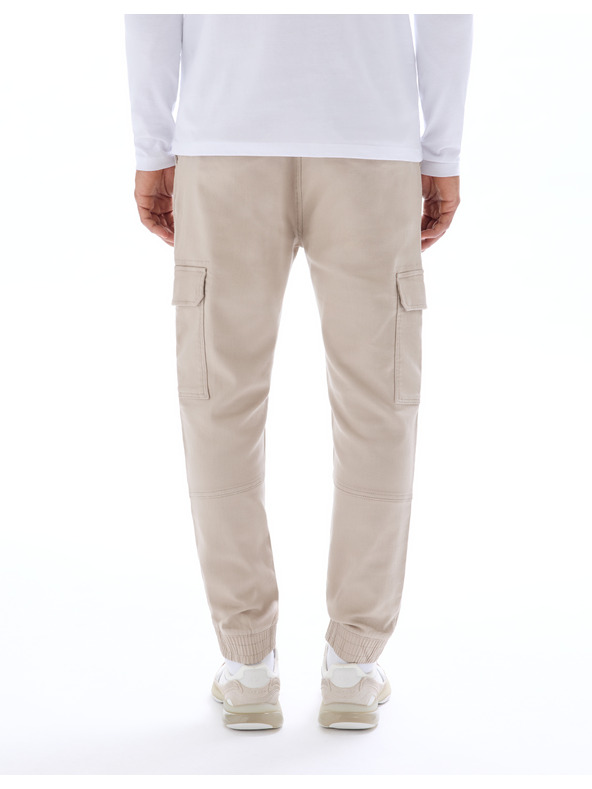 Celio Бежов мъжки товарен панталон Celio Cokit4