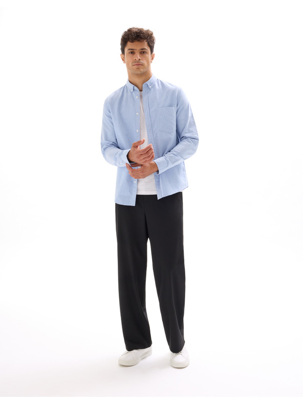 Celio Светлосиня мъжка памучна риза Celio Daxford