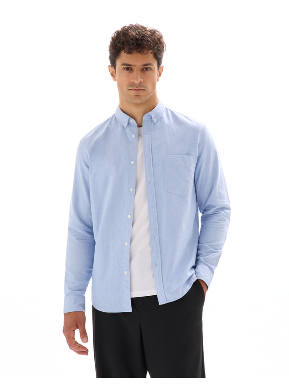 Celio Светлосиня мъжка памучна риза Celio Daxford