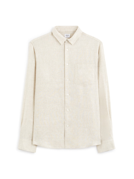 Celio Кремава мъжка ленена риза Celio Daflix
